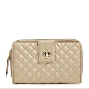 Vera Bradley Quilted Gold Wallet